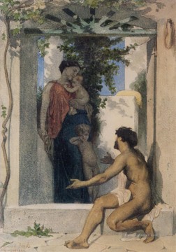  Bouguereau Malerei - La Charite Romaine Realismus William Adolphe Bouguereau